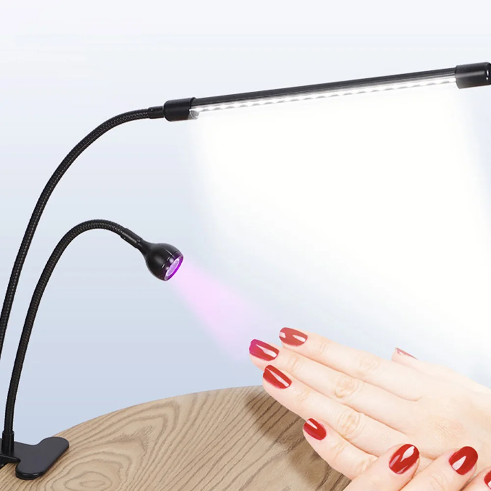 Lampada per unghie a doppia testa strumenti per lampade per Manicure multifunzionali forniture per Manicure