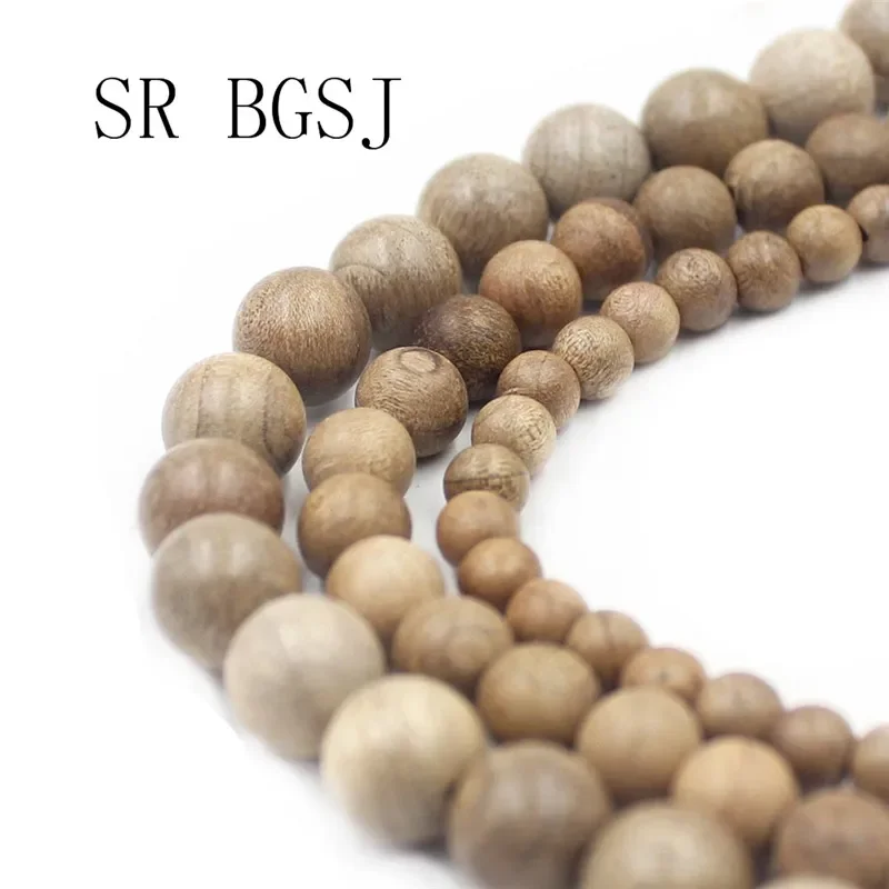 6 8 10mm Natural Round Arborvitae Rosewood Mala Meditation Loose Beads 108 Pcs