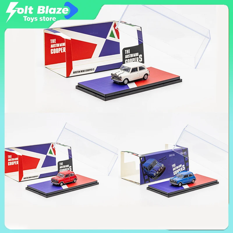 

GCD 1/64 Diecast Austin Mini Cooper S Car Model Limited Version Collection Cars Model Room Ornament Display Models for Boy Gift