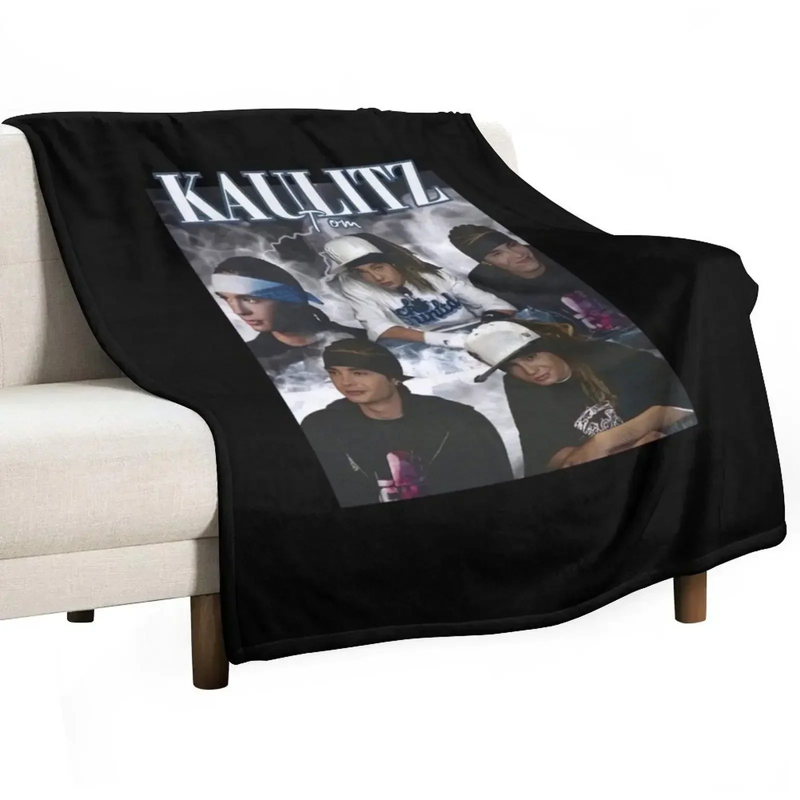 Tokio Hotel Tom Kaulitz Throw Blanket Personalized Gift Soft Beds Summer Beddings Blankets