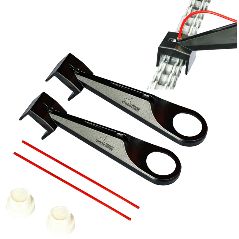 Motorcycle Chain Lube Oiler Applicator with Straw Positioner - Mess Free Wax Cleaner Lubricant Holder for Bike Chains