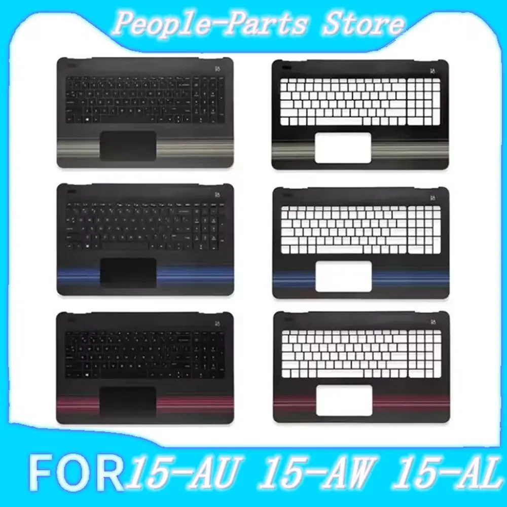 

Подставка для рук ноутбука, верхний верхний корпус/нижняя базовая крышка, клавиатура без/с подсветкой для Pavilion 15-AU 15-AW 15-AL TPN-Q172 Q175