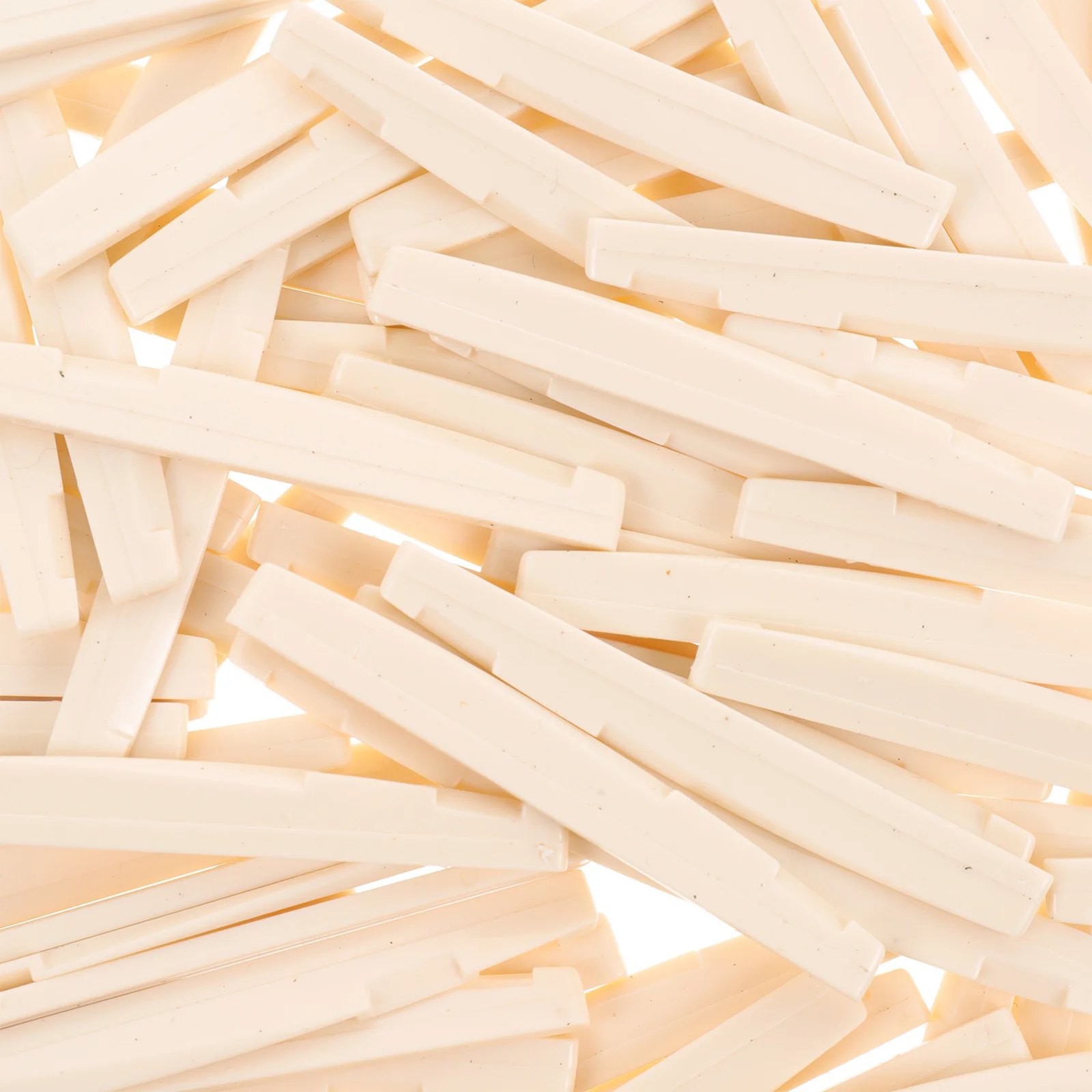 

100Pcs Guitar Nut Plastic Bridge Nut Decrease Noise Better Tone Upgrade Guitar Accessories Bass String Accessories