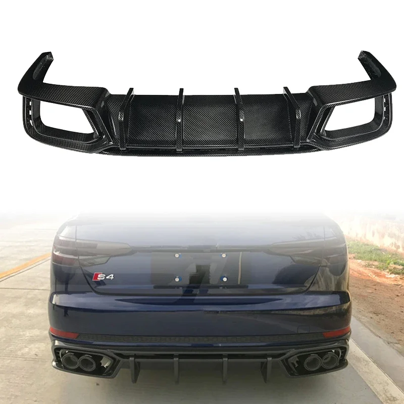 

OEM Carbon Fiber Splitter Rear Diffuser Fits for S4 A4 B7 B8 B8.5 B9 2010 2018