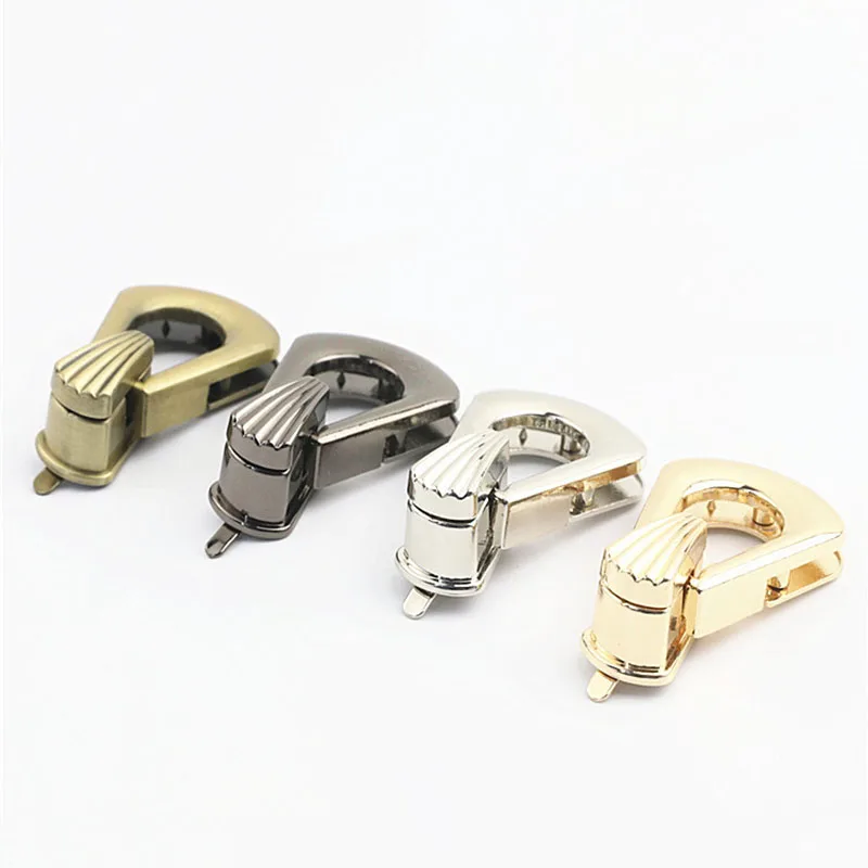 1pcs Metal Turn Lock New Style Switch Lock for DIY Handbag Bag Purse Luggage Hardware Closure Bag Parts Accessories