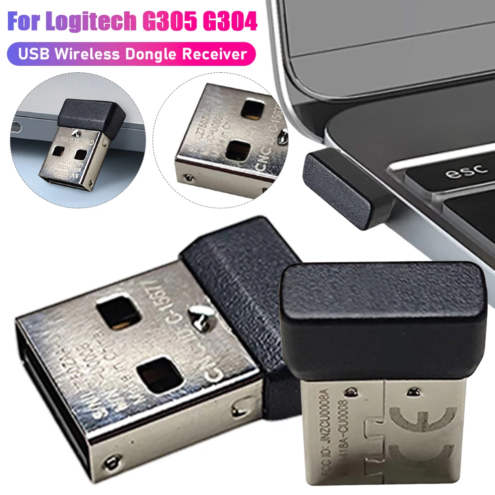 

USB-приемник 2025, сменный приемник мыши, USB-приемник, USB-адаптер для беспроводной игровой мыши Logitech G305 G304