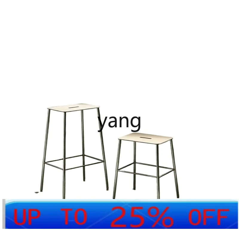 

LMM Modern Simple Leisure Bar Chair Nordic Home Bar Stool Solid Wood High Stool
