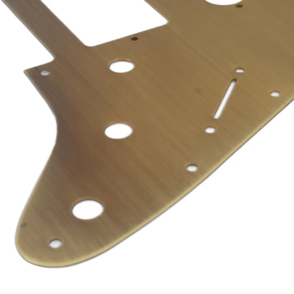 

​HSS Configuration​ ​Guitar Pickguard​ ​Bronze ​Anti Scratching​ ​Electric Guitar Scratch Plate​ Aluminum Alloy ​Pick Guard