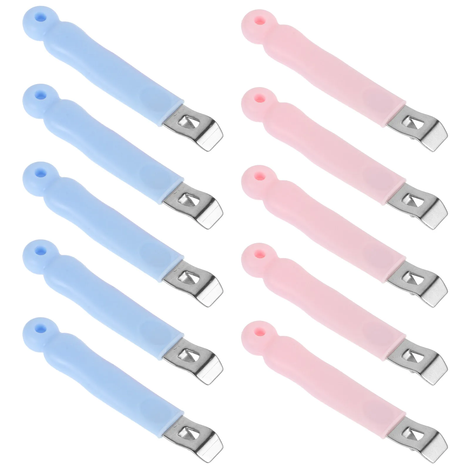 10Pcs Bottle Opener Stainless Steel Flat Oral Liquid Vial Opener Portable Pocket Size Medicine Bottle Cap Remover for Nurses