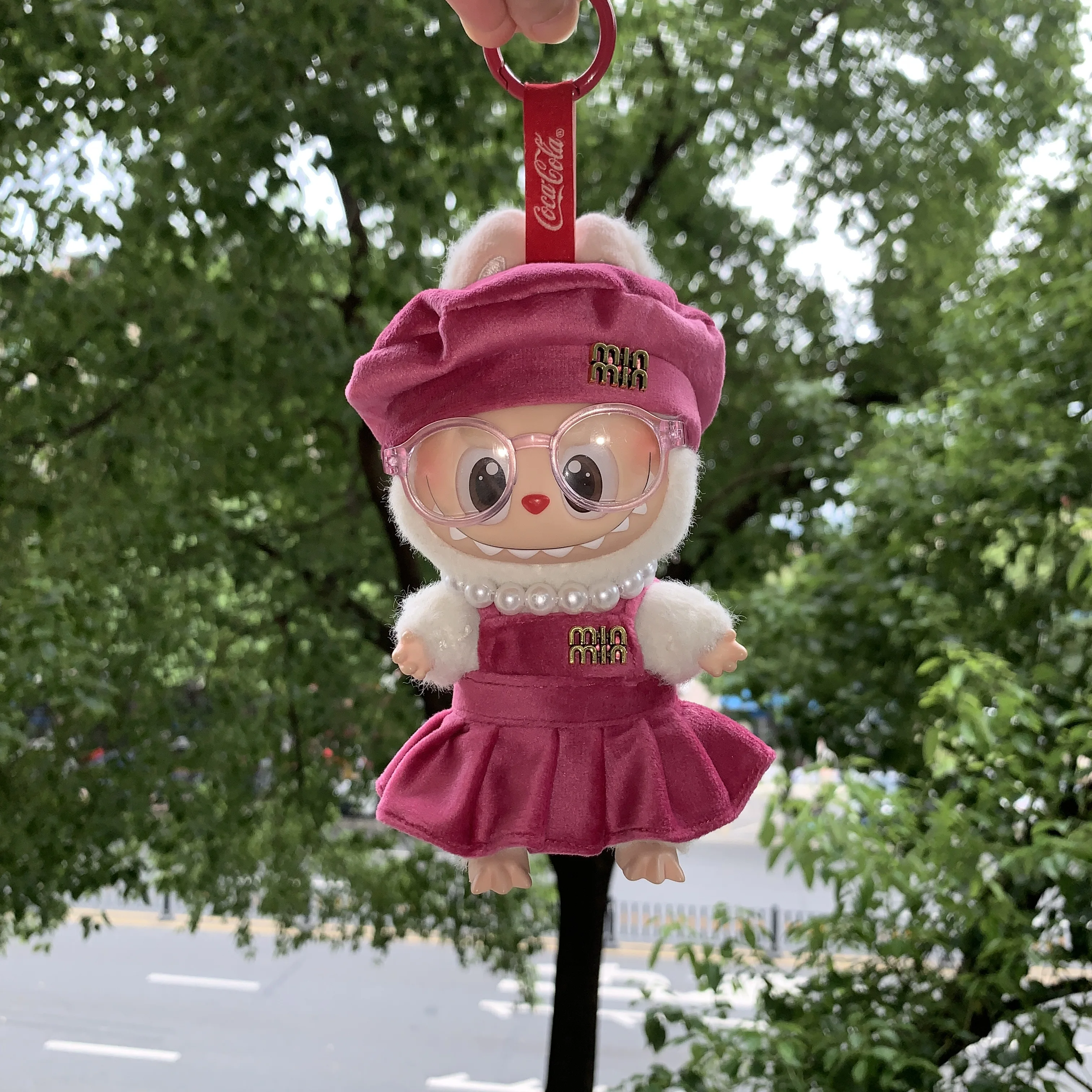 Abbigliamento universale per bambole Mini peluche in cotone idol per vestiti per bambole per 15-17CM I II III Labubu Abiti seduti Accessori per feste