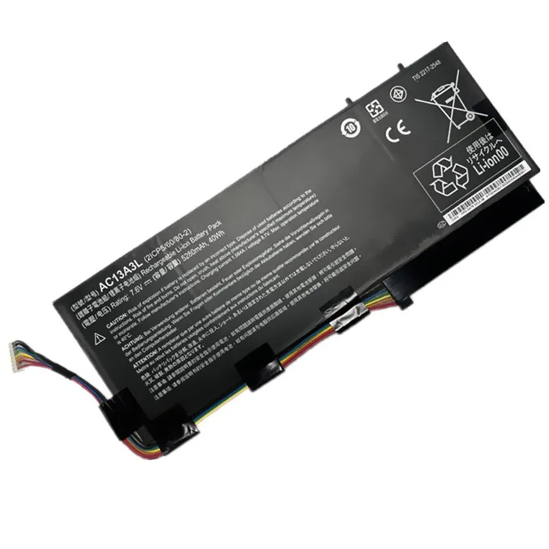 Imagem -02 - Bateria do Portátil para Acer Aspire P3131 171 2icp5 60 802 Travelmate X313 Ac13a3l