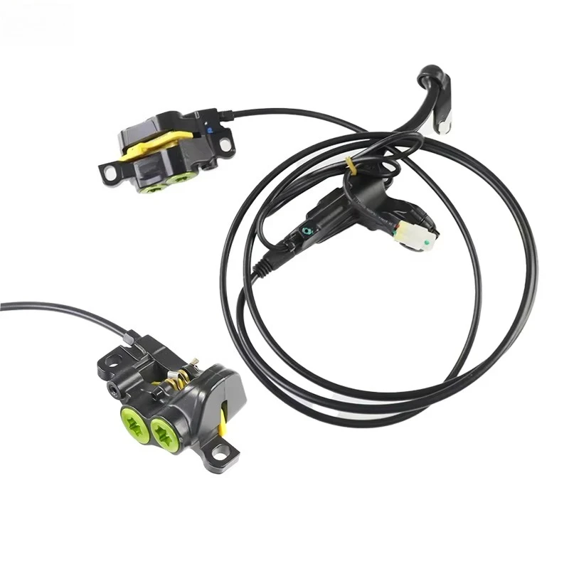 New Image Surround Light Bee Brake Kit Electric Motorcycle Repair Parts with Caliper Handle Dirt Bike Replacement Accessory