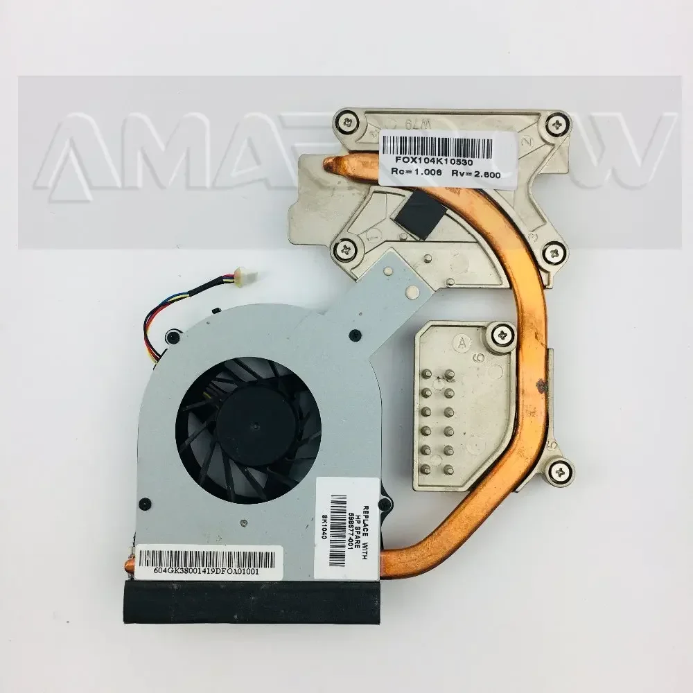 

Original Laptop Heatsink Cooling Fan Cpu Cooler for HP 4520s 4720S CPU Heatsink 598677-001