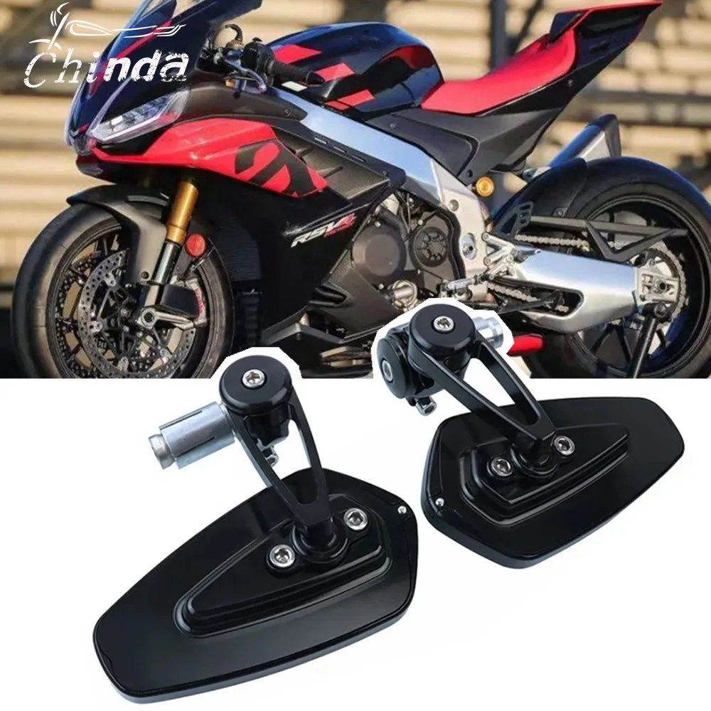 

Зеркало для мотоцикла с ЧПУ, зеркало на руль для Aprilia RSV4 RF RSV4 RR RSV4 R RS457 Tuono V4 RR Tuono V4 1100 RR 2011-2025