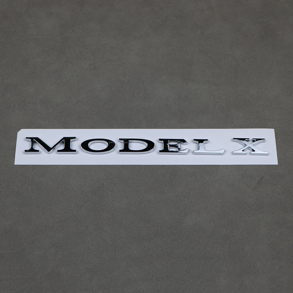 

Rear Trunk Emblem Logo Badge Sticker For Tesla Model X