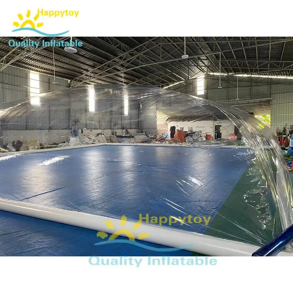 Barraca de cobertura de piscina de PVC de alta qualidade / gabinetes de casa de piscina de segurança