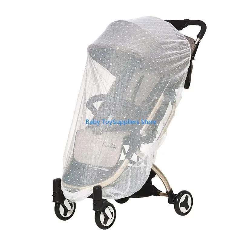 

R1WF Baby Stroller Net Pushchair Cart Insect Shield Net Mesh Safe Infants