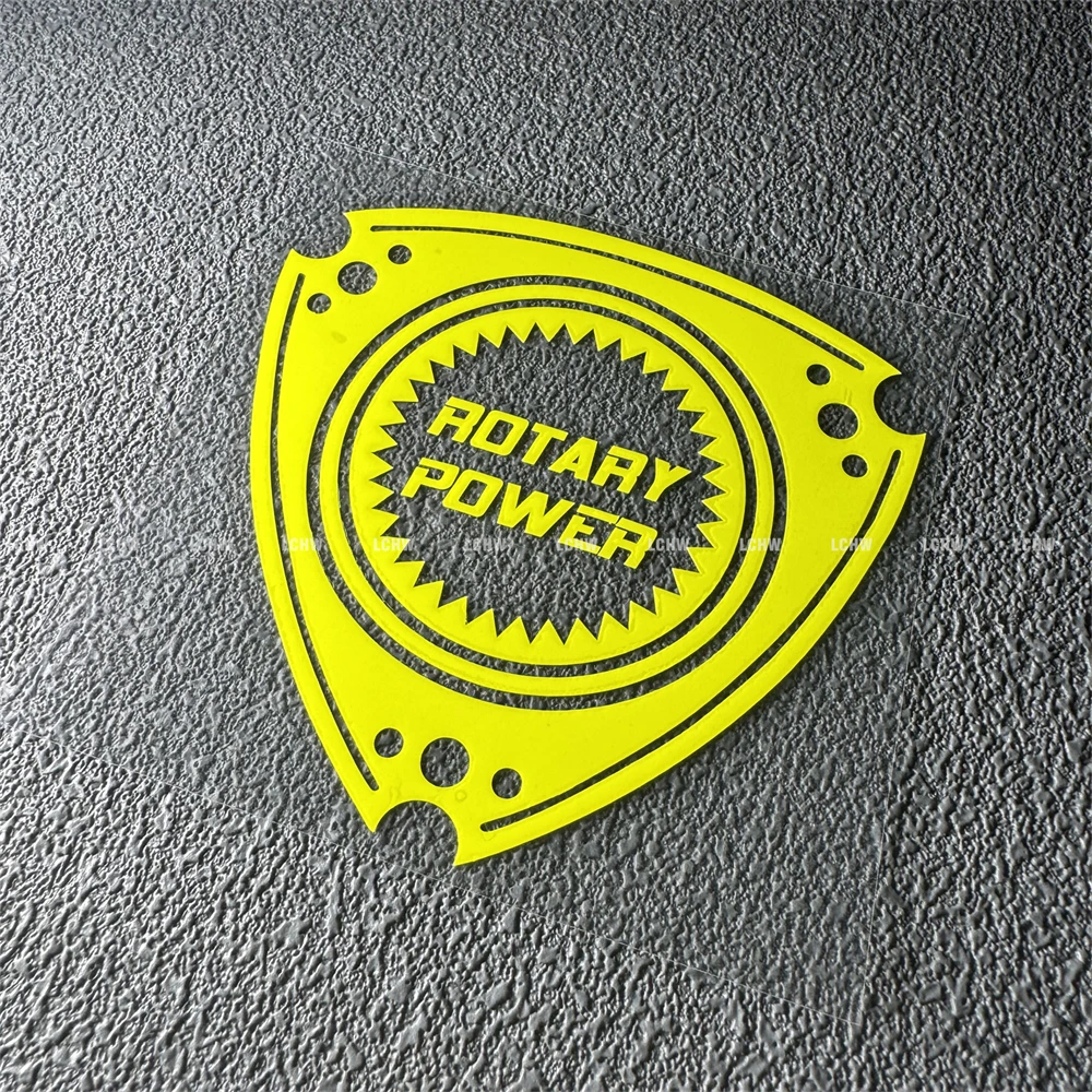 Car Stickers for Rotary Engine Power Wankel for Mazda 3 6 RX7 RX8 CX-5 Auto Body Window Engine Decals