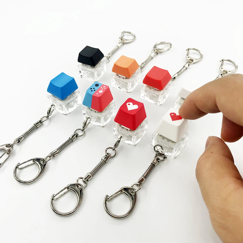 Mechanical keyboard key cap axle tester decompression entertainment key chain pendant