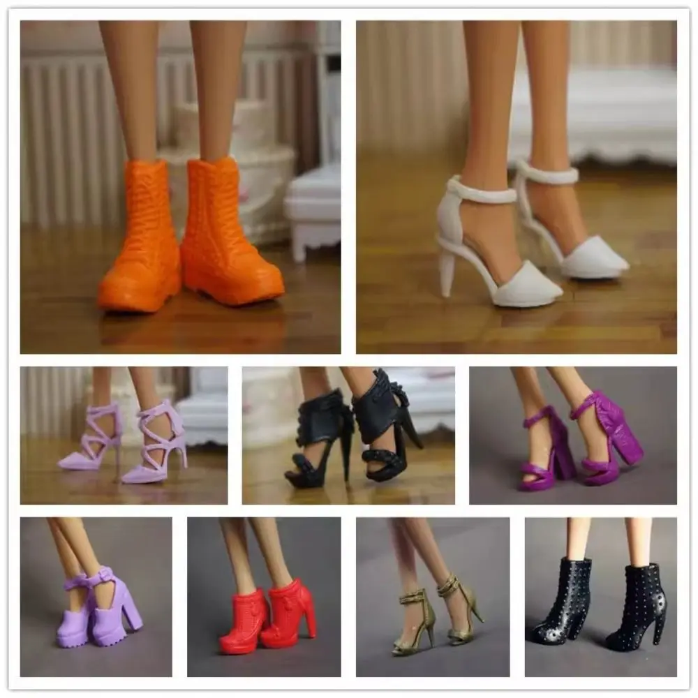 30cm 1/6 Doll Shoes New Original Quality High Heels Shoes 20 Styles Doll Accessories Doll Accessories