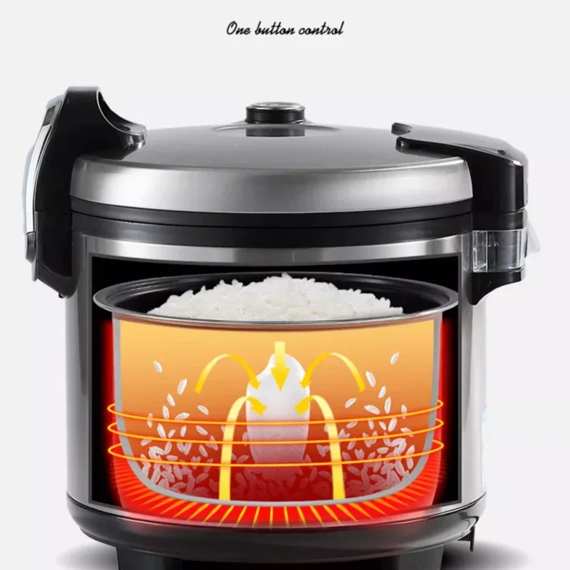 جهاز طبخ الأرز التجاري الكبير بسعة كبيرة جدًا، مثالي لمقاصف الفنادق