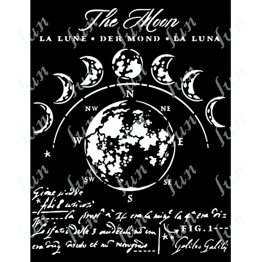 

2022 New Cosmos Infinity the Moon Layered Stencils Scrapbooking for Card Making Diy Crafts Drawing Supplies Album Card Template