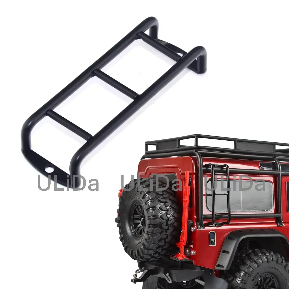 โลหะมินิบันไดบันไดอุปกรณ์เสริมสําหรับ Traxxas TRX4 TRX-4 ปกป้อง SCX10 SCX10 II 90046 90047 1/10 RC Crawler รถของเล่น