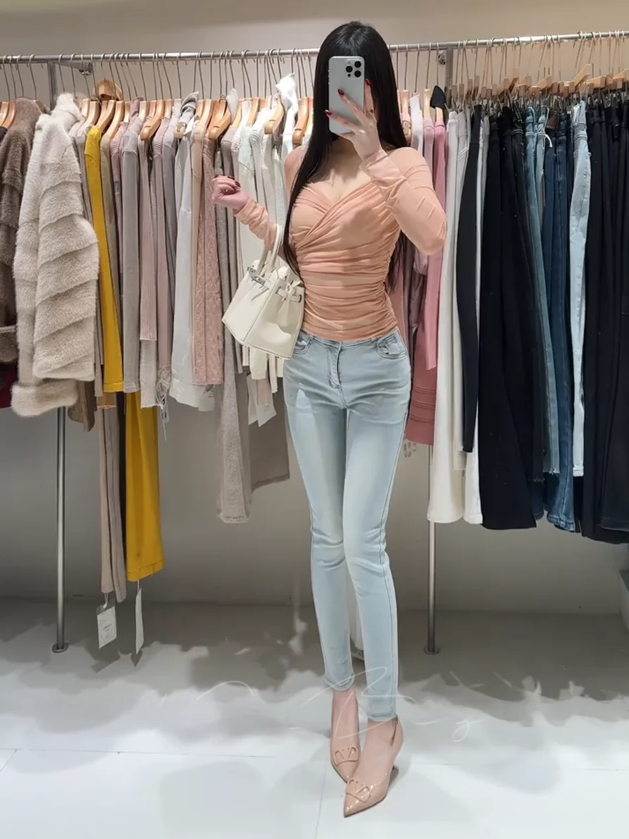 

Джинсы-клеш с высокой талией для похудения, женские модные эластичные повседневные брюки из хлопкового стрейч-денима, подчеркивающие бедра и удлиняющие ноги