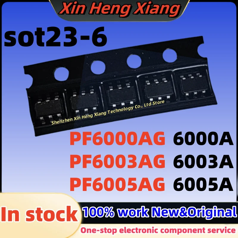 

(5pcs)PF6005AG PF6000AG PF6003AG 6000A 6003A 6005A sot23-6