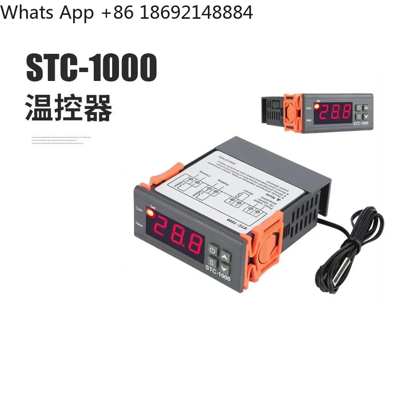 Thermostat STC-1000 Aquarium Hatching Seafood Machine Electronic Digital Display Microcomputer Temperature Controller Switch