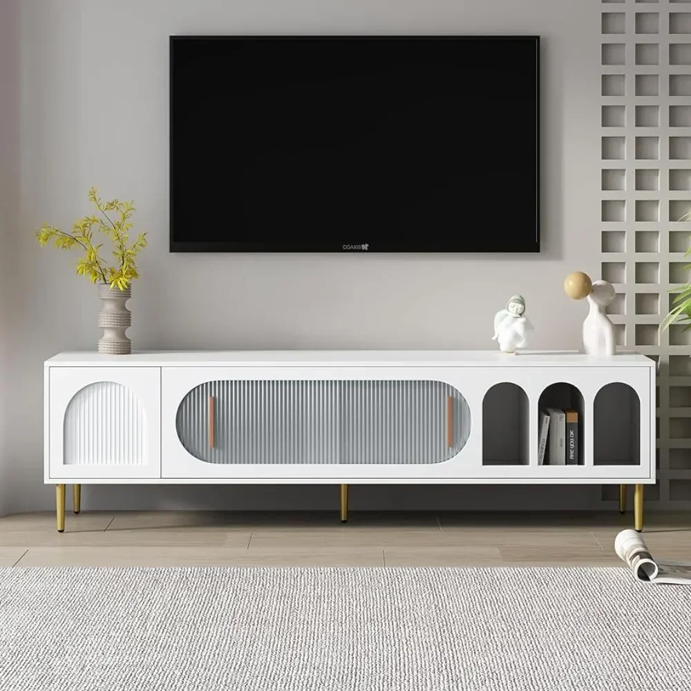 With 3 Shelves and 2 Cupboards Furniture for Modern Television Stands TV Stand Locker Storage Box Tv Wall Cabinet Living Room