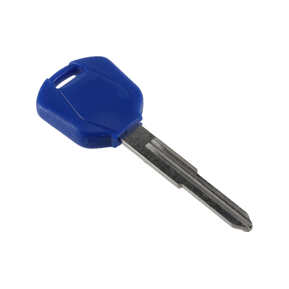 ​New Blank Motorcycle Blue Uncut Key Length 52mm High Quality for Honda Motorbike Replacement Accessory