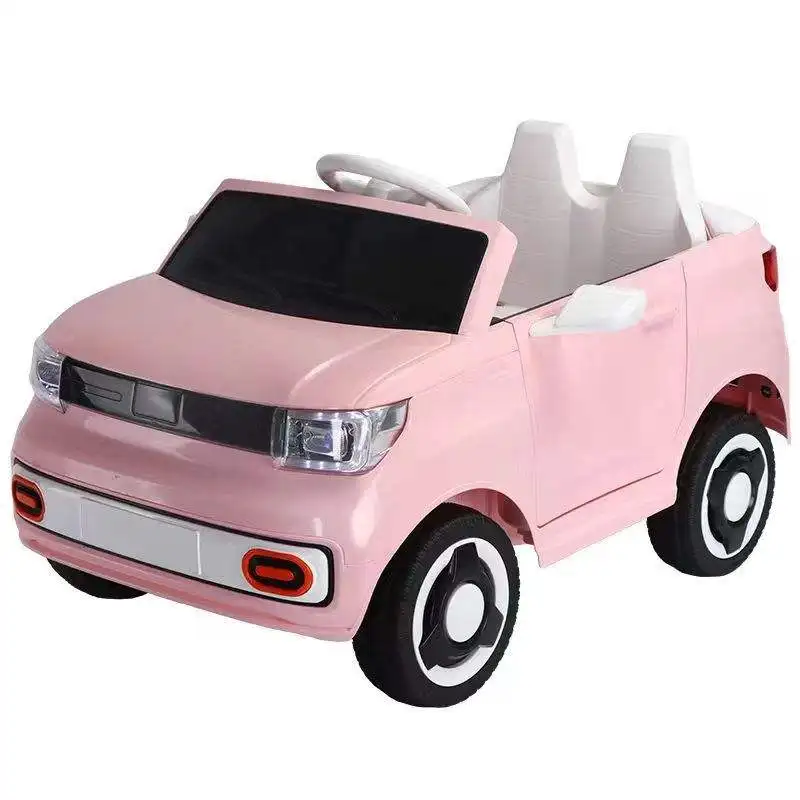 New children's electric car mini cute boy girl baby can sit double drive double power double door remote control