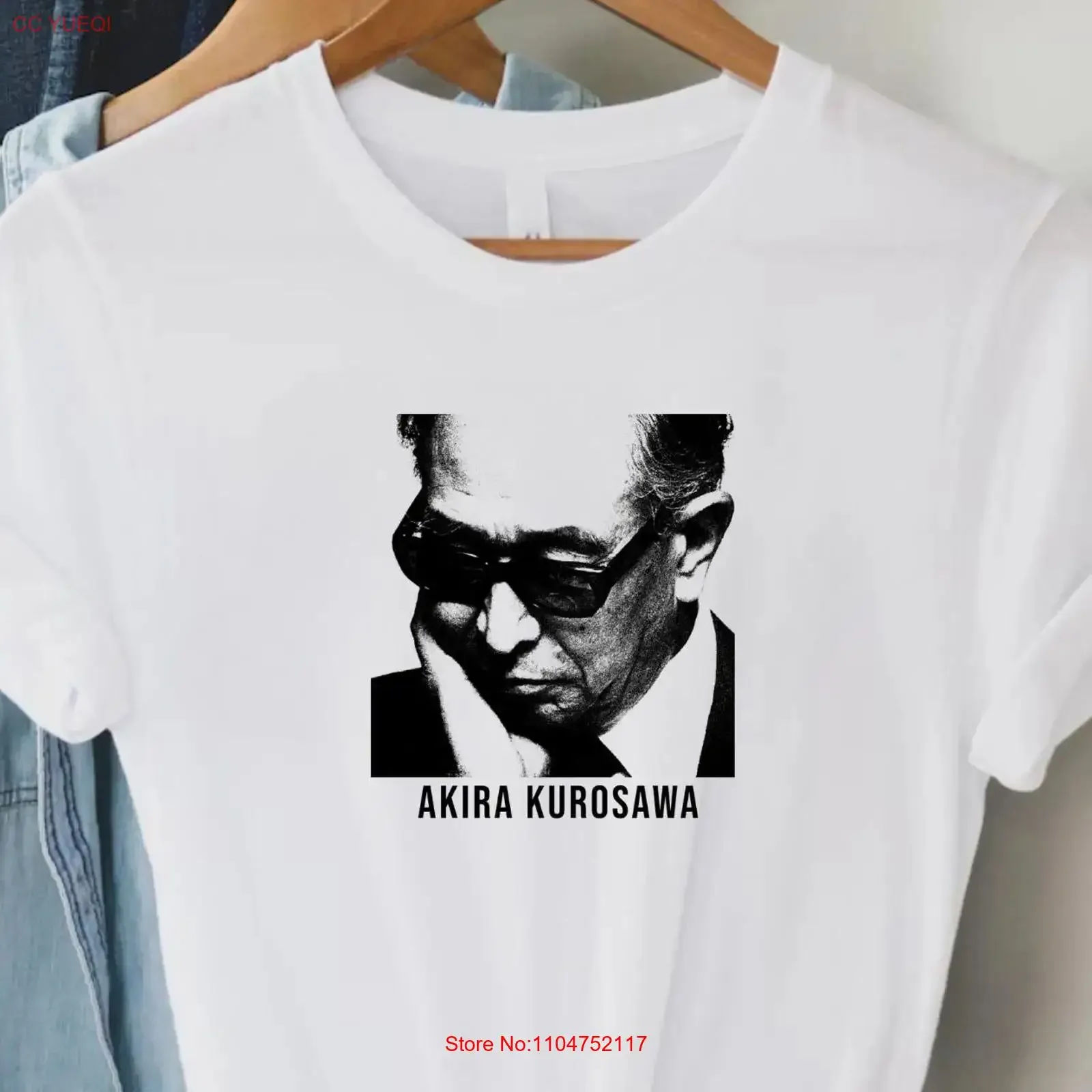 Akira Kurosawa T Shirt Legendary Director  vintage Washed Breathable Comfortable Slightly fashion Stretched designer clothes