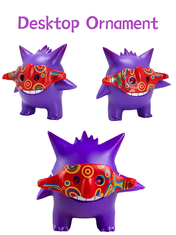 Pokemon Gengar Figur Actionfigur Anime Ornamente Kawaii Elfenmodell Puppe Cartoon-Charaktere Kinderspielzeug Geburtstagsgeschenke