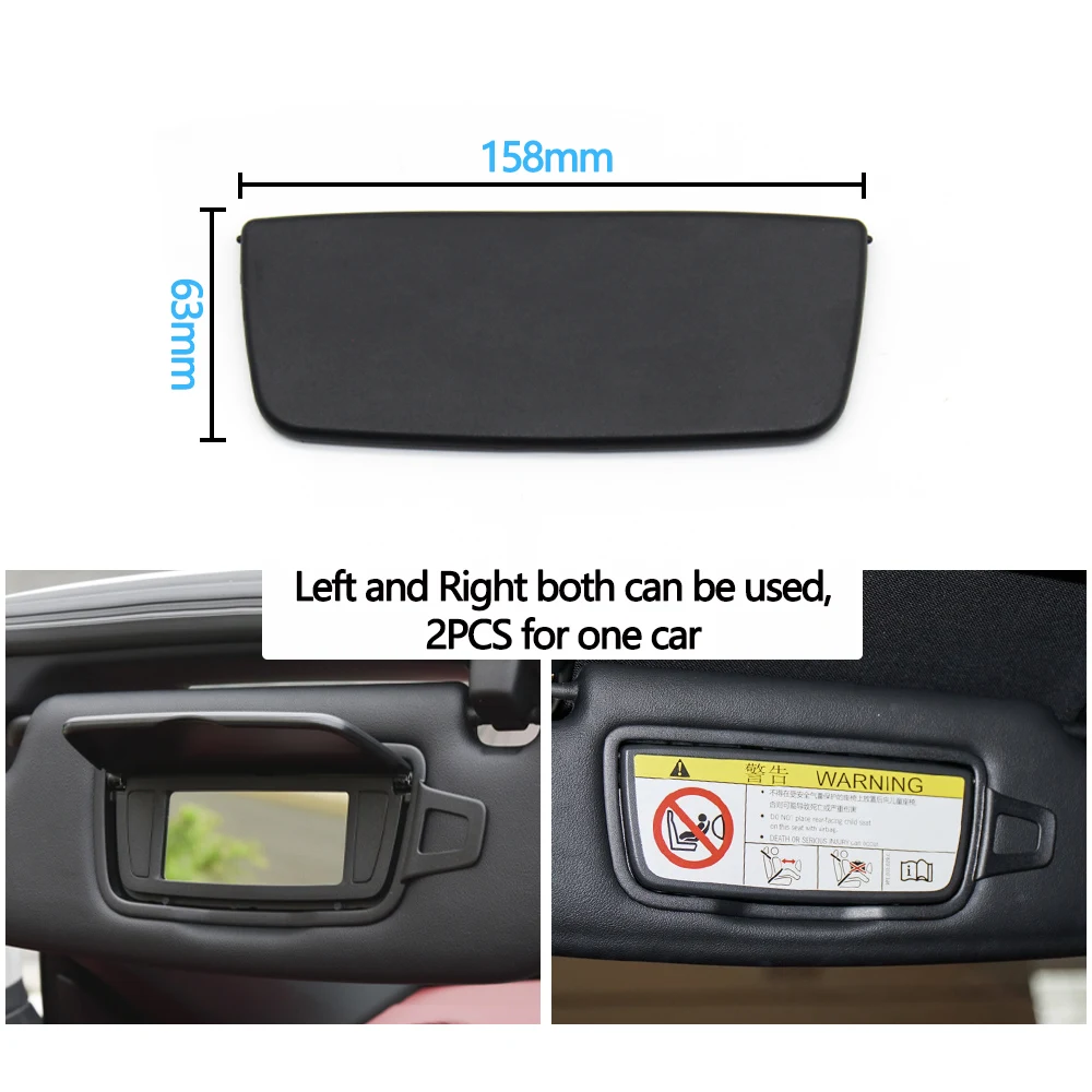 Car Sun Visor Vanity Mirror Cover For Porsche Boxster Cayman 911 981 982 991 718 982857551,982857551T,982857551AR,982857551CD