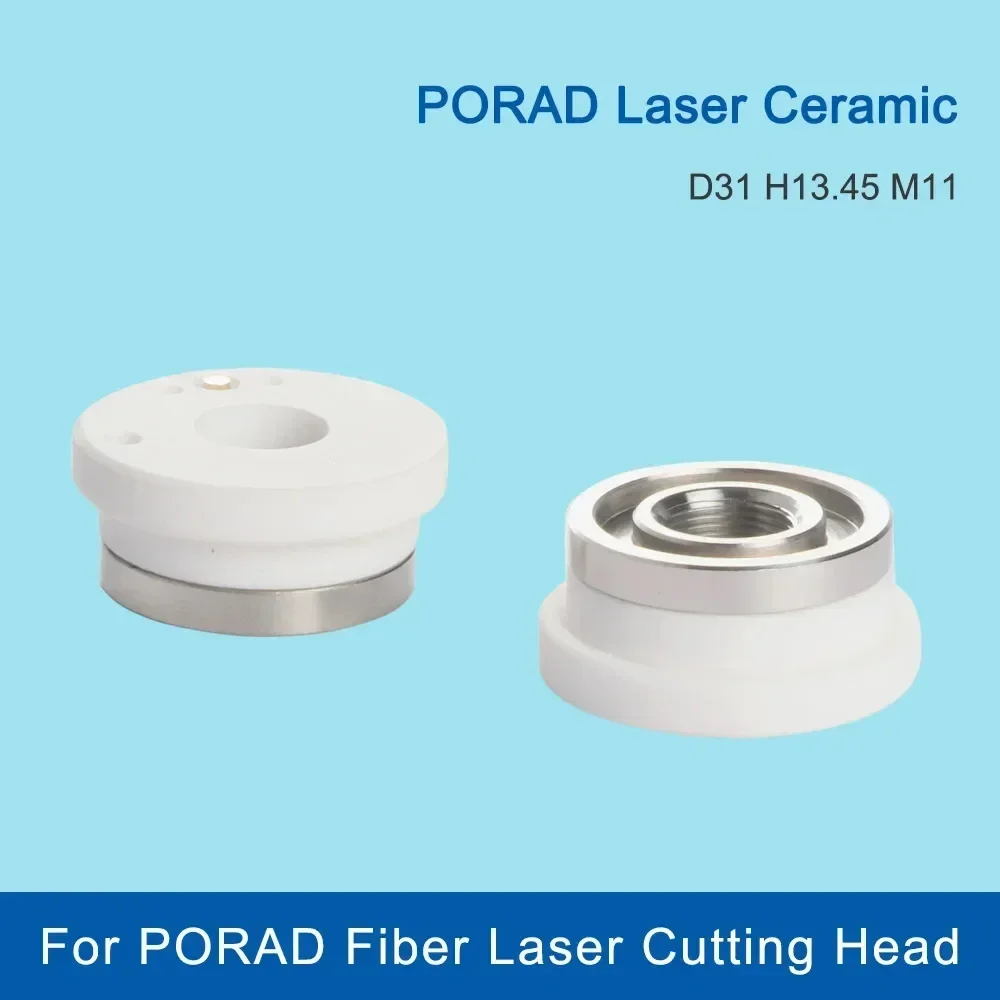 

10Pcs/Lot Fiber Laser Ceramic Nozzle Holder D31 H13.45 M11 For PROAD Fiber Laser Cutting Head Machines