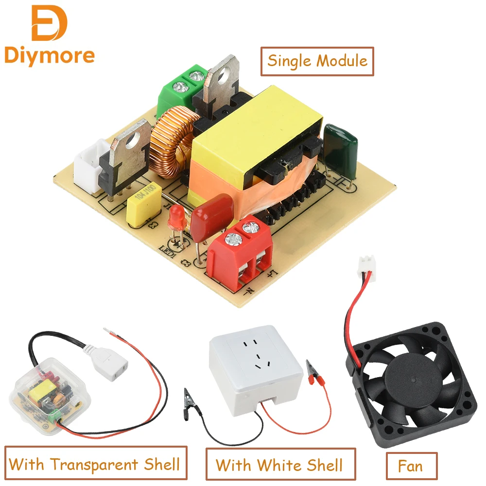 DC 12-16.8V To 220V Boost Inverter Module High Power 100W Booster Module Outdoor Universal Solar Panel Inverter Regulator