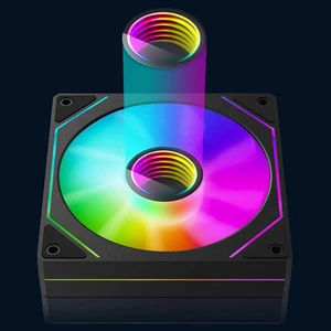 PRISM4 Pro Argb -Fan 120mm PC Case Fan Kit 4Pin PWM CPU -Kühllagger 3Pin 5V RGB 12 cm Computerfan für Spiele 10 Hauptverkaufskühler 5V 3 Pins - №2