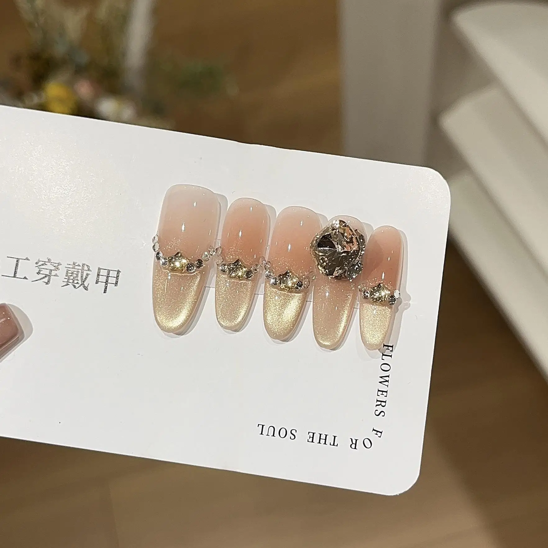 ワルツフラッシュホワイトエンハンシングオレンジトーンガラスビーズキャッツアイプレミアムk9ダイヤモンドウェアラブルネイルアート収納オーガナイザー
