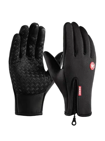 Winter Men's And Women's Warm Gloves, Waterproof And Skin Friendly Touch Screen, Suitable For Cycling And Skiing