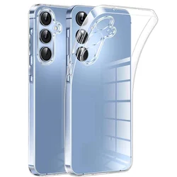 Silicone transparent soft case for Samsung Galaxy A55 A35 A25 A15 A54 A34 A24 A14 5G ultra-thin clear back cover slim shell 24