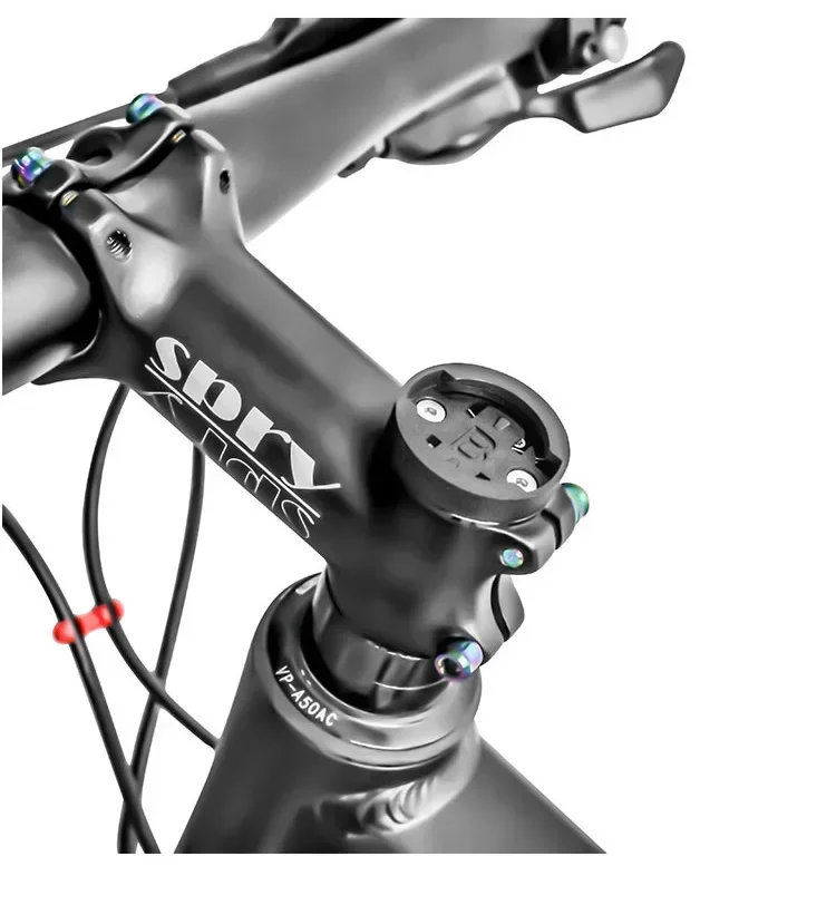 2PCS Fahrrad Computer Halterung Für Garmin Bryton WAHOO Computer Halter Vorbau Top Cap Adapter Fahrrad Zubehör – Detail 11