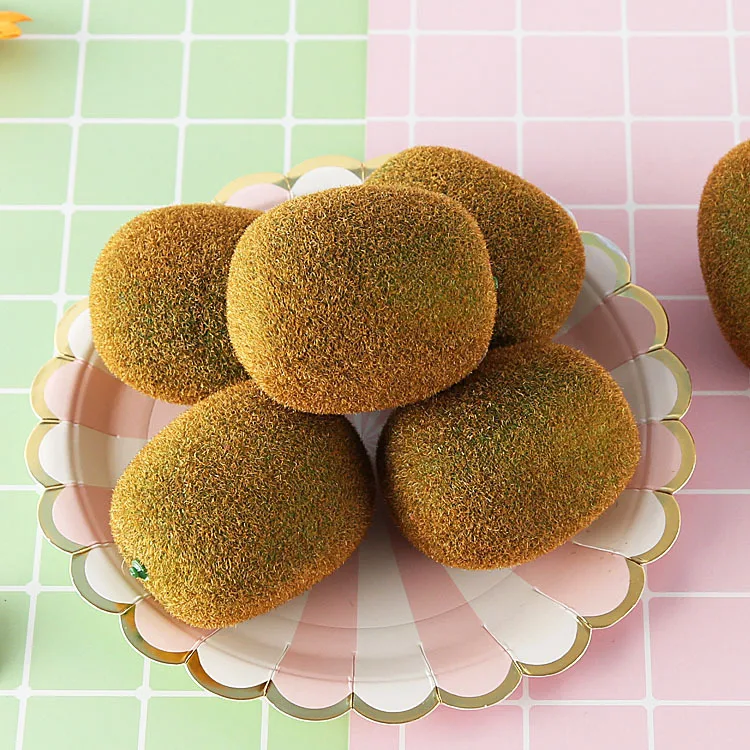 6x7cm 5PCS Artificial Kiwi Food Photography Props Simulation Ornaments Home Festive & Party Supplies Artificial Fruits