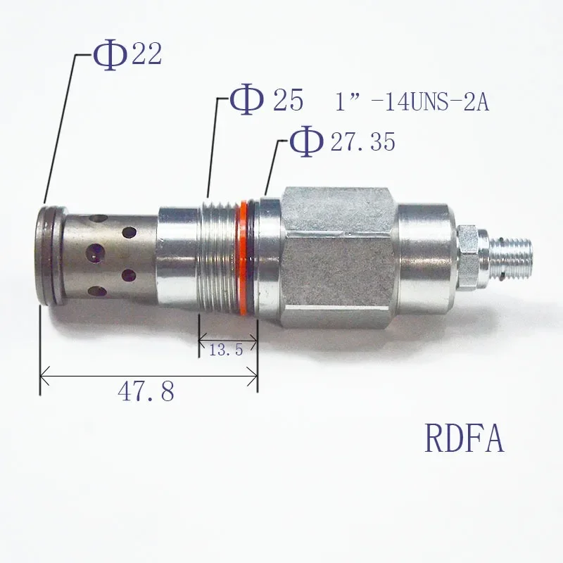 1pcs Threaded Insert SUN Type RDBA/RDDA/RDFA Direct-Acting Relief Valve