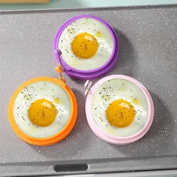 2/1 PCS Silicone Fried Egg Pancake Ring Omelette Fried Egg Round Shaper Eggs Mould for Cooking Breakfast Frying Pan Oven Kitchen