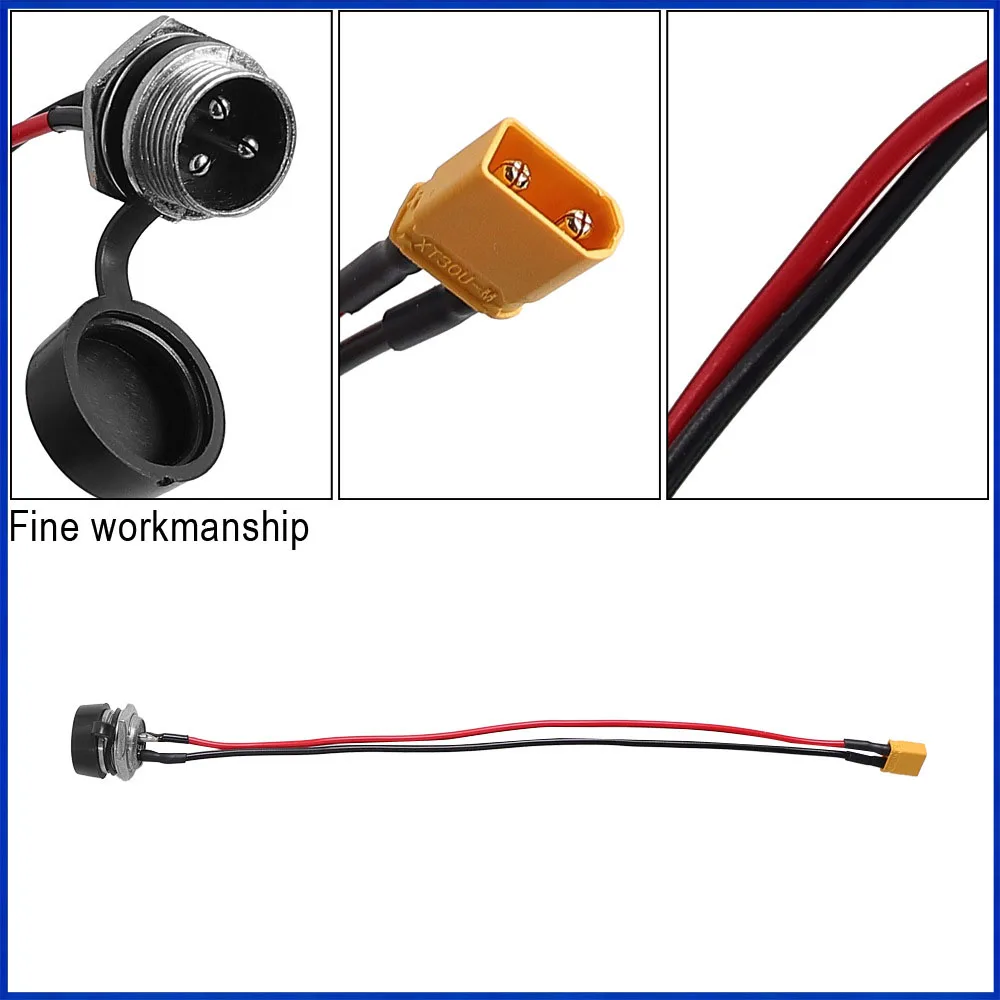 For INOKIM OX OXO Electric Scooter GX16 3Pin Aviation Connector Charging Power Socket Replacement Repair Spare Parts view 5