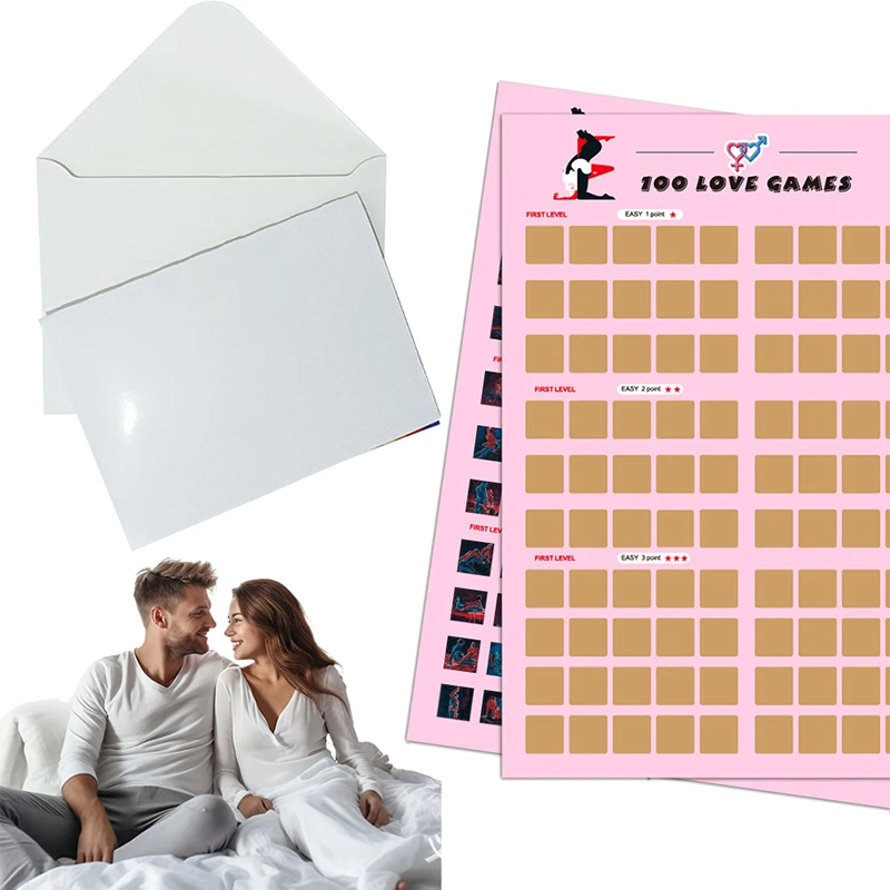 Couple Interactive Game Suitable For Couples And Parties Date Night Love Game Scratch Poster Couple Entertainment Card Party