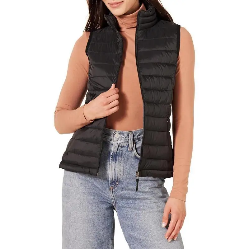 

Lightweight Short down Vest Women's Fashion Spring Season White Duck Feather Vest No Brand Registered Trademark Available