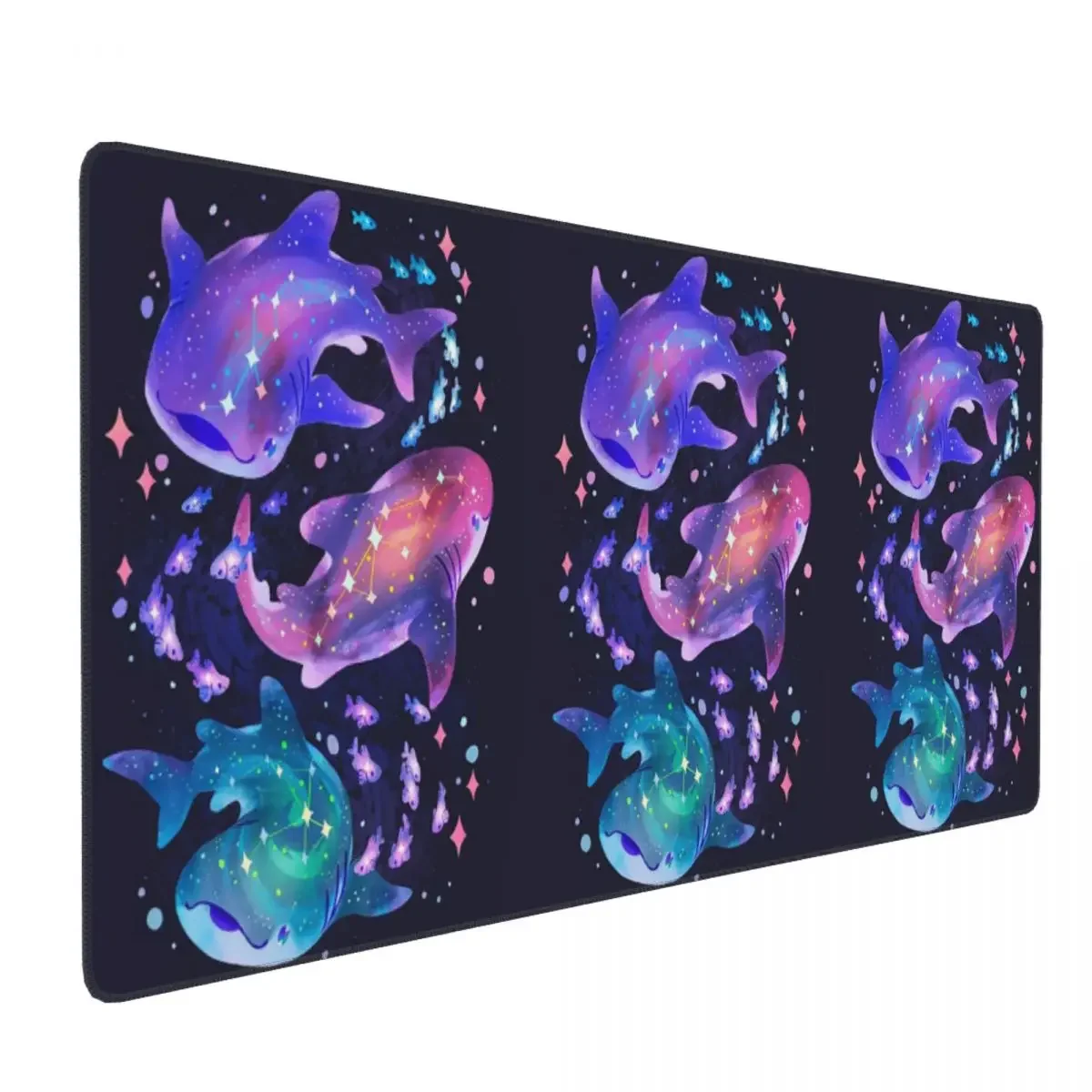 Cosmic Whale Shark Large Mouse Pad Computer Keyboard Mouse Mat Gaming PC Laptop Desk Mat Office Accessories Table Mats